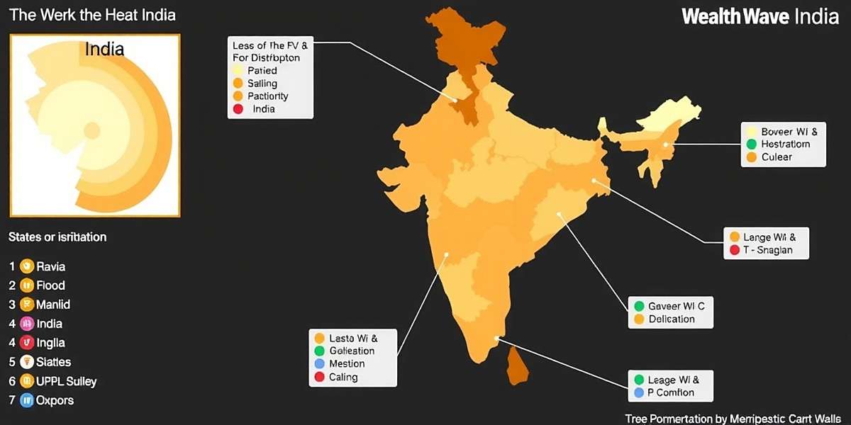 Wealth Wave India player distribution heat map across different states of India
